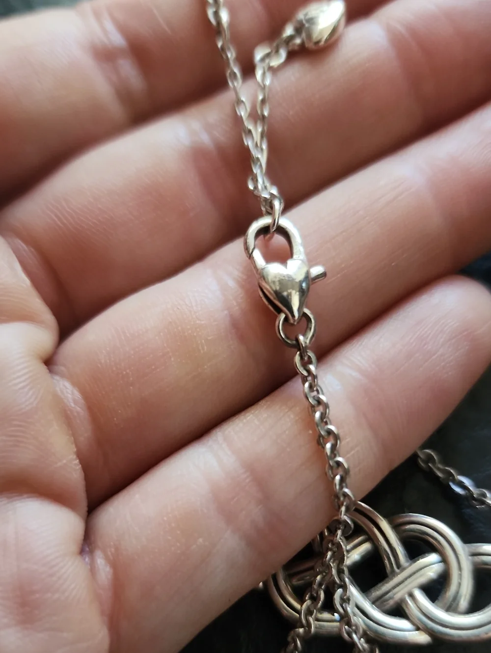 Brighton Silver Celtic Knot Pendant Necklace - Silver Tone